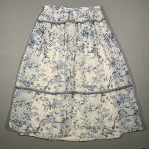 CALYPSO St. Barth Women's Long Lined Floral Skirt - Size‎ Large